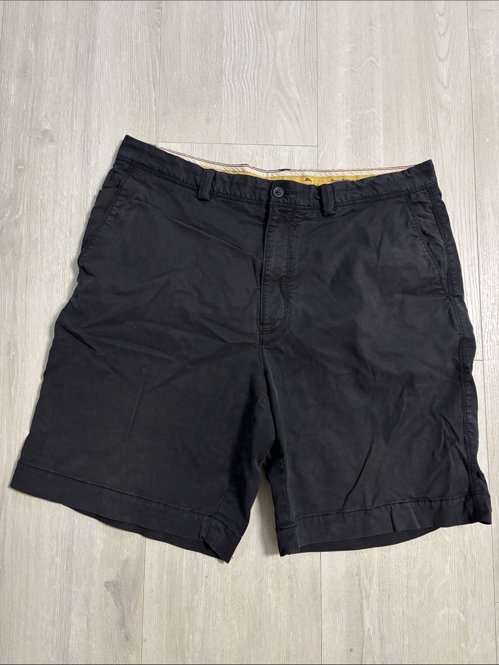 🔥BUNDLESALE Mens 38 Tommy Bahama Black Men's Flat-Front Casual Shorts
